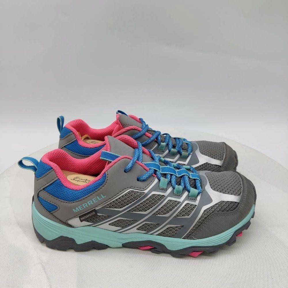 Merrell Moab Hiking Shoes- Womens- Size 6.5- 5Y- Multicolor- Waterproof-Athletic